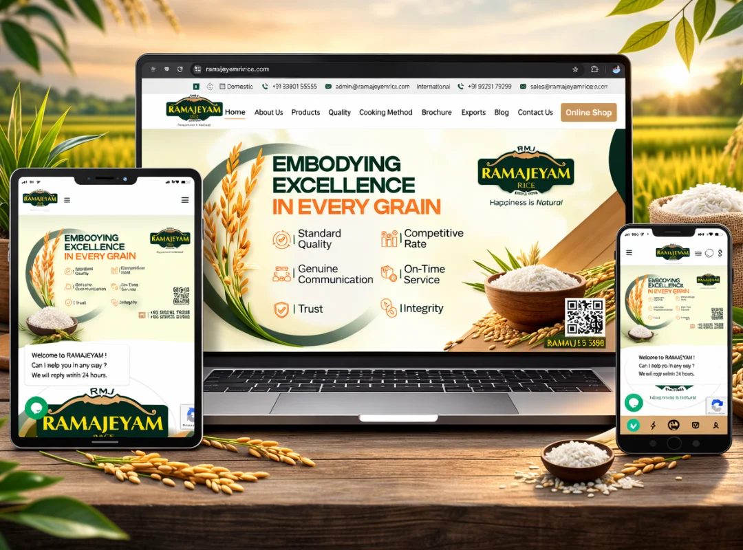 Ramajeyam Rice Website