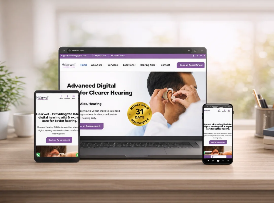 Hearwel Website