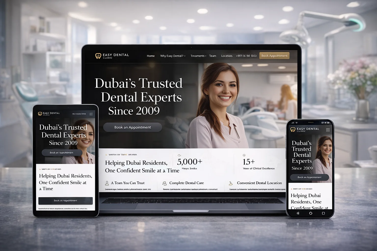Easy Dental Clinic Website