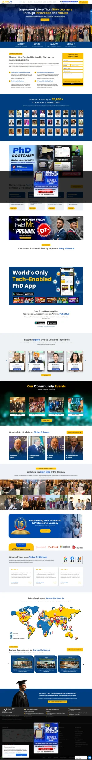 Aimlay Website